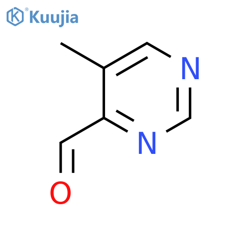 5-methylpyrimidine-4-carbaldehyde structure