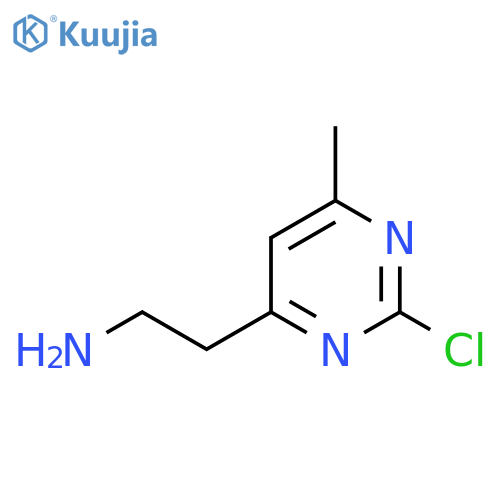 2-(2-chloro-6-methylpyrimidin-4-yl)ethan-1-amine structure