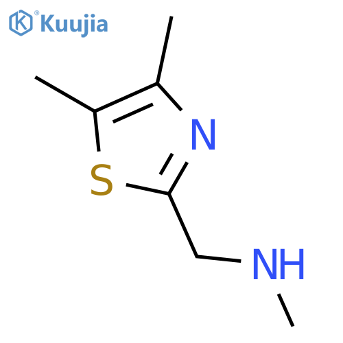 (dimethyl-1,3-thiazol-2-yl)methyl(methyl)amine structure