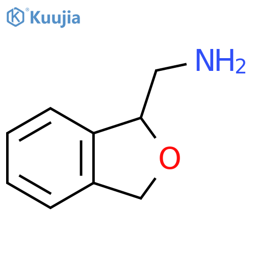 (1,3-dihydro-2-benzofuran-1-yl)methanamine structure