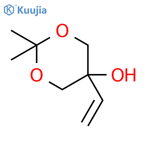 2,2-Dimethyl-5-vinyl-1,3-dioxan-5-ol structure