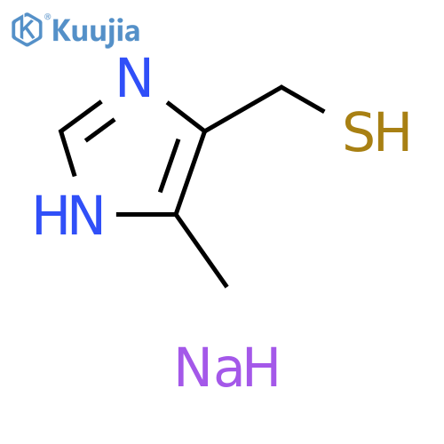 sodium (4-methyl-1H-imidazol-5-yl)methylsulfanide structure