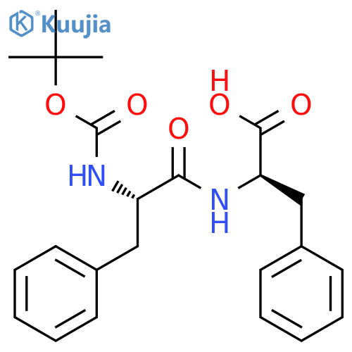 (R)-2-((S)-2-((tert-Butoxycarbonyl)amino)-3-phenylpropanamido)-3-phenylpropanoic acid structure