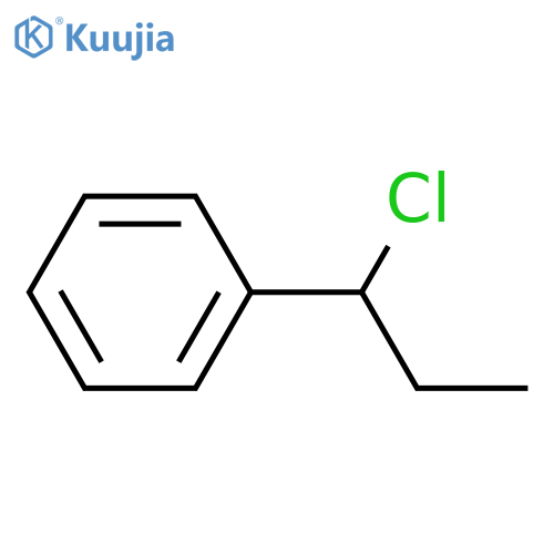 (1-Chloropropyl)benzene structure