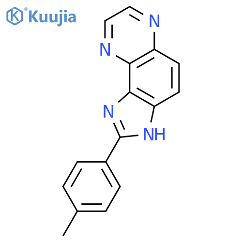 1H-Imidazo[4,5-f]quinoxaline, 2-(4-methylphenyl)- structure