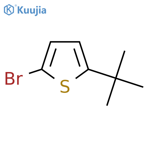 2-bromo-5-tert-butylthiophene structure