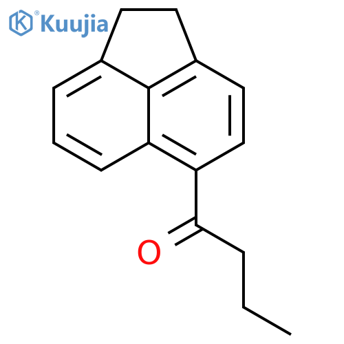 1-Butanone, 1-(1,2-dihydro-5-acenaphthylenyl)- structure