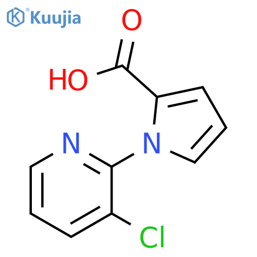 1-(3-chloropyridin-2-yl)-1H-pyrrole-2-carboxylic acid structure