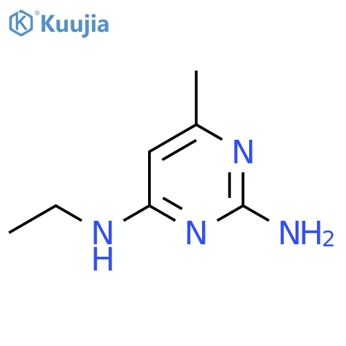 2-Amino-4-methyl-6-ethylaminopyrimidine structure