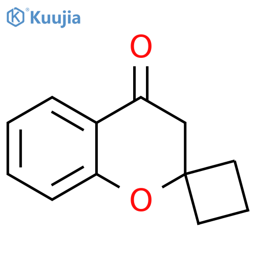 3,4-dihydrospiro[1-benzopyran-2,1'-cyclobutan]-4-one structure