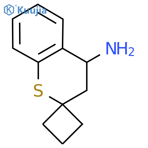 Spiro[cyclobutane-1,2'-thiochroman]-4'-amine structure