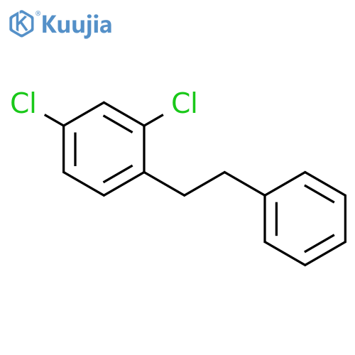 Benzene, 2,4-dichloro-1-(2-phenylethyl)- structure
