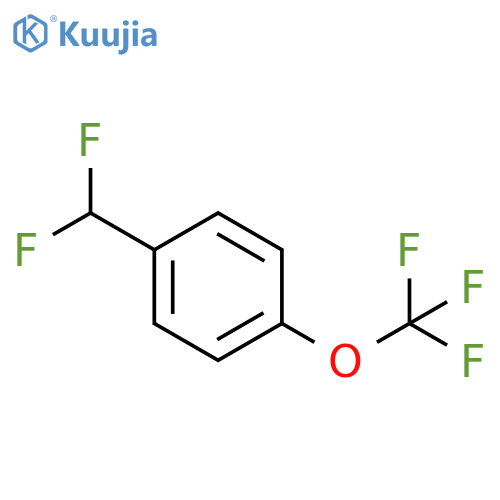 1-(Difluoromethyl)-4-(trifluoromethoxy)benzene structure