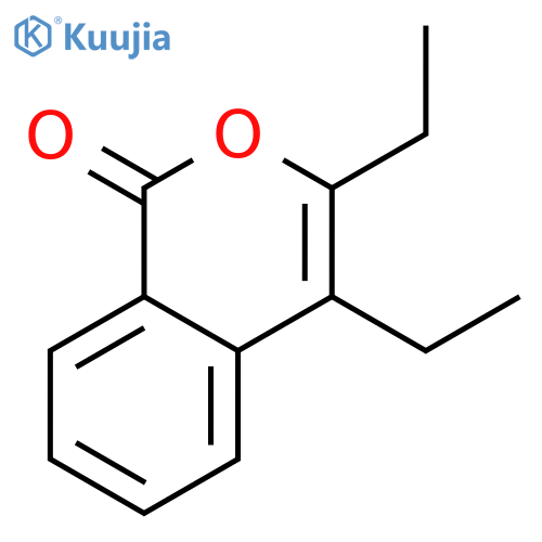 1H-2-Benzopyran-1-one, 3,4-diethyl- structure