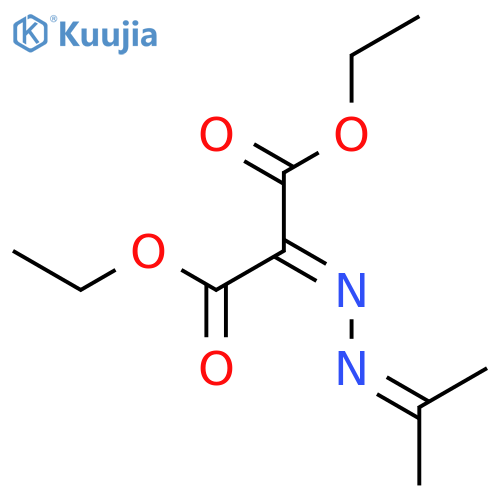 Diethyl [(propan-2-ylidene)hydrazinylidene]propanedioate structure