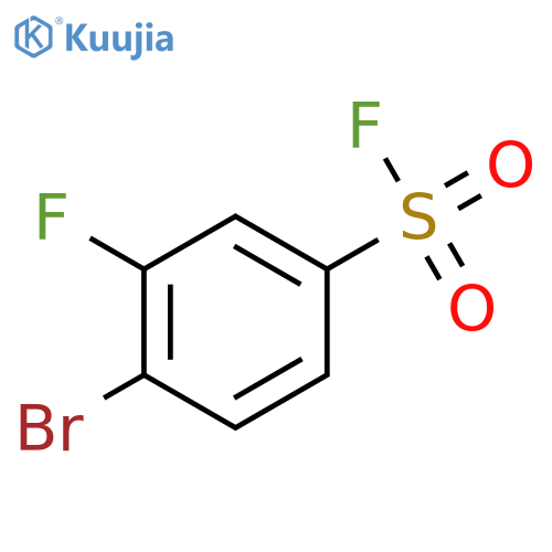 4-Bromo-3-fluorobenzene-1-sulfonyl Fluoride structure