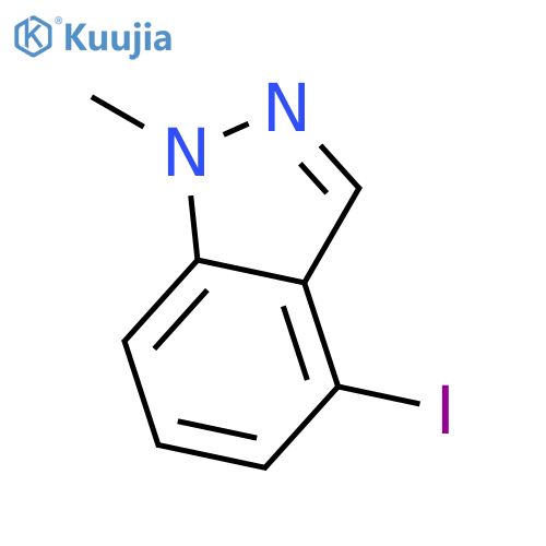 4-Iodo-1-methyl-1H-indazole structure