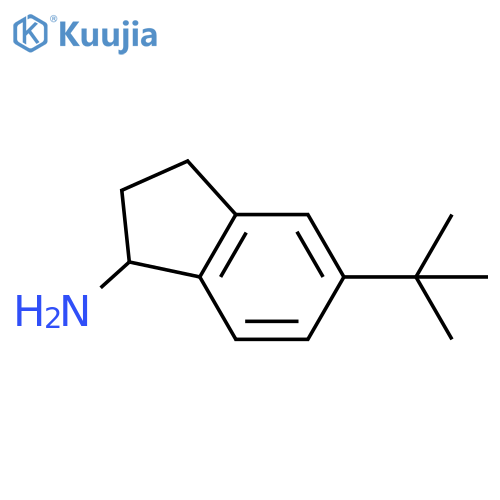5-tert-butyl-2,3-dihydro-1H-inden-1-amine structure