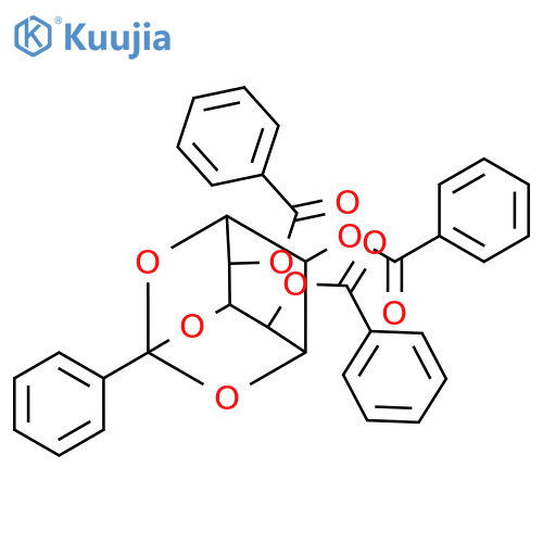 myo-Inositol, 1,3,5-O-(phenylmethylidyne)-, 2,4,6-tribenzoate structure