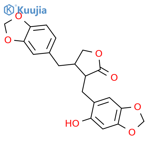 2,3',4,4',5-Pentahydroxy-8,8'-lignan-9,9'-olide; (7R,7'R)-form, 3',4':4,5-Bis(methylene) ether structure