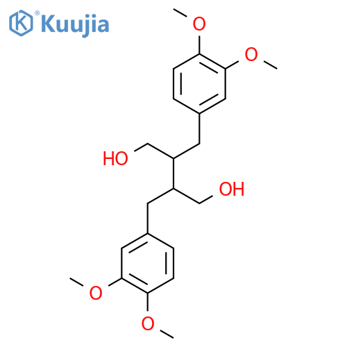 1,4-Butanediol, 2,3-bis[(3,4-dimethoxyphenyl)methyl]- structure