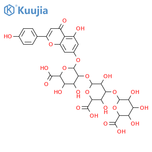 Apigenin 7-glycosides; 7-O-[β-D-Glucuronopyranosyl-(1→3)-β-D-glucuronopyranosyl-(1→2)-β-D-glucuronopyranoside] structure