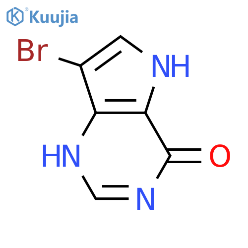 7-Bromo-1,5-dihydro-4h-pyrrolo3,2-dpyrimidin-4-one structure