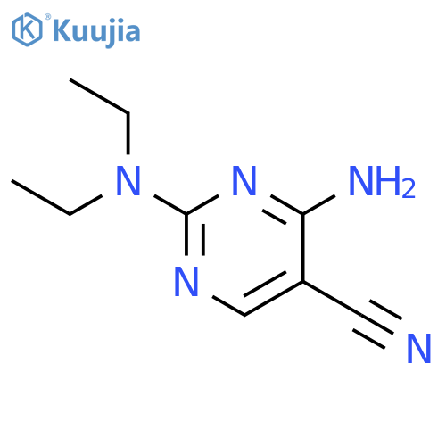 4-Amino-2-diethylamino-pyrimidine-5-carbonitrile structure