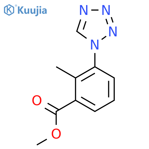 Methyl 2-methyl-3-(1H-tetrazol-1-yl)benzoate structure
