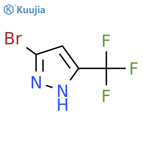 3-Bromo-5-(trifluoromethyl)-1H-pyrazole structure