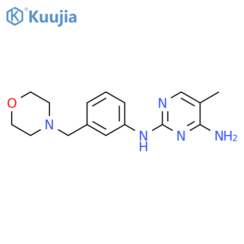 5-Methyl-N-[3-(morpholinomethyl)phenyl]pyrimidine-2,4-diamine structure