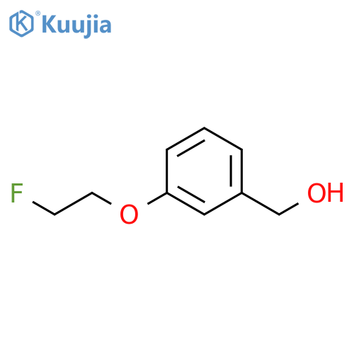 [3-(2-Fluoro-ethoxy)-phenyl]-methanol structure