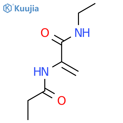 2-Propenamide,  N-ethyl-2-[(1-oxopropyl)amino]- structure