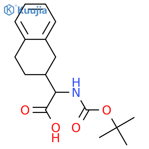 2-(Boc-amino)-2-(1,2,3,4-tetrahydro-2-naphthyl)acetic Acid structure