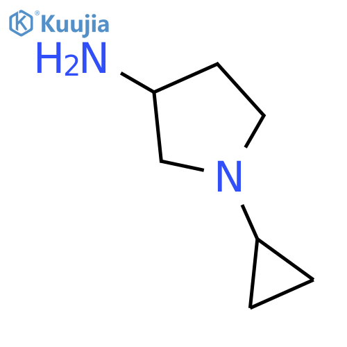 1-cyclopropylpyrrolidin-3-amine structure