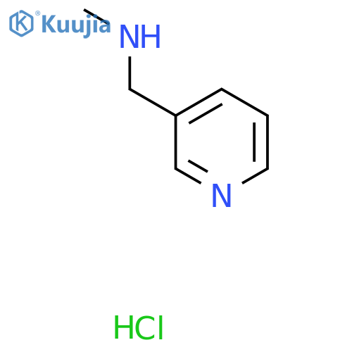 N-Methyl-1-(pyridin-3-yl)methanamine hydrochloride structure
