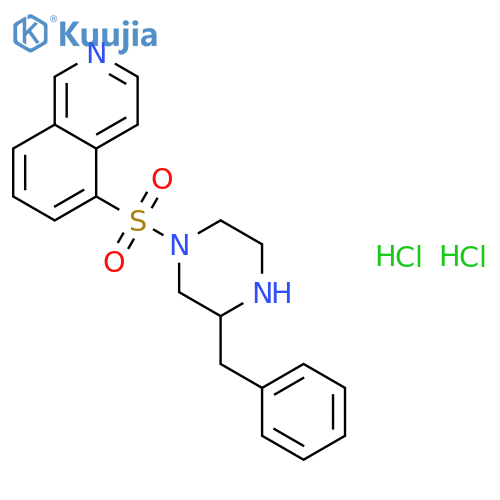 (S)-5-(3-Benzyl-piperazine-1-sulfonyl)-isoquinoline dihydrochloride structure