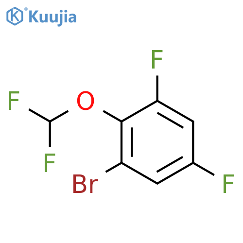 1-Bromo-2-(difluoromethoxy)-3,5-difluoro-benzene structure