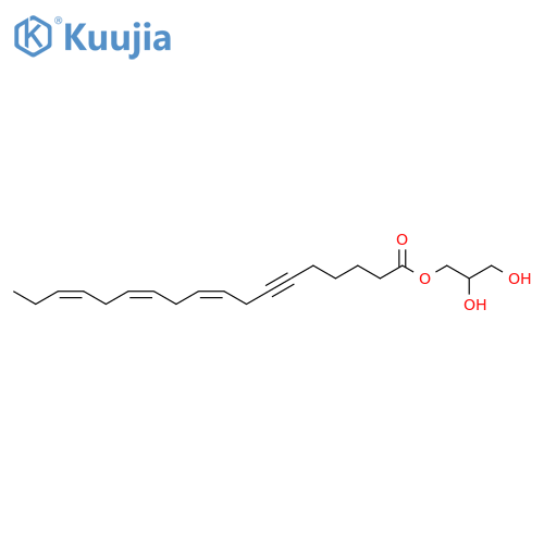 9,12,15-Octadecatrien-6-ynoic acid, 2,3-dihydroxypropyl ester, (Z,Z,Z)- (9CI) structure
