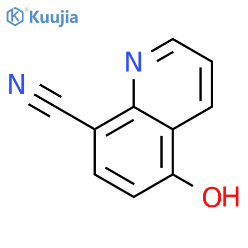 5-hydroxy-8-Quinolinecarbonitrile structure
