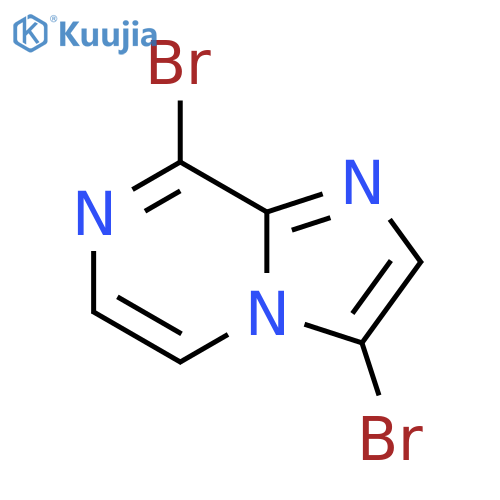 3,8-Dibromoimidazo[1,2-a]pyrazine structure