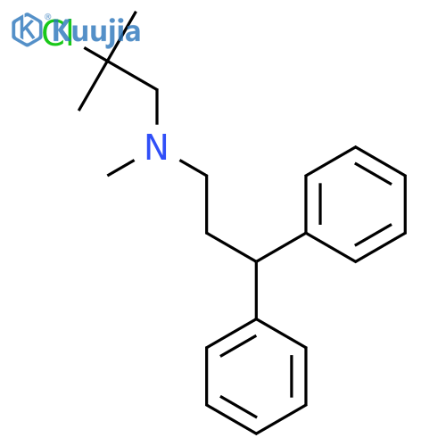 N-(2-Chloro-2-methylpropyl)-N-(3,3-diphenylpropyl)-N-methylamine structure
