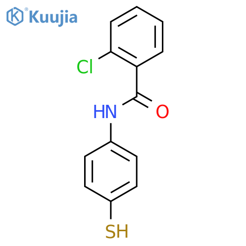2-Chloro-N-(4-mercapto-phenyl)-benzamide structure