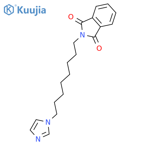 1H-Isoindole-1,3(2H)-dione, 2-[8-(1H-imidazol-1-yl)octyl]- structure