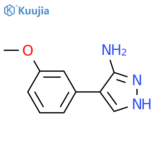 4-(3-Methoxyphenyl)-1H-pyrazol-5-amine dihydrochloride structure
