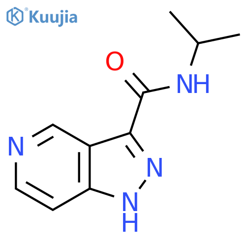 N-(1-Methylethyl)-1H-pyrazolo[4,3-c]pyridine-3-carboxamide structure