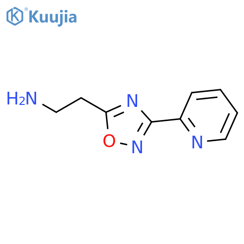 2-[3-(pyridin-2-yl)-1,2,4-oxadiazol-5-yl]ethan-1-amine structure