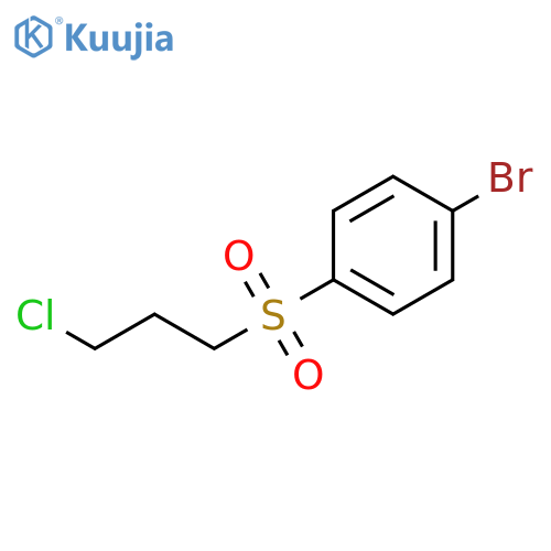 1-Bromo-4-((3-chloropropyl)sulfonyl)benzene structure