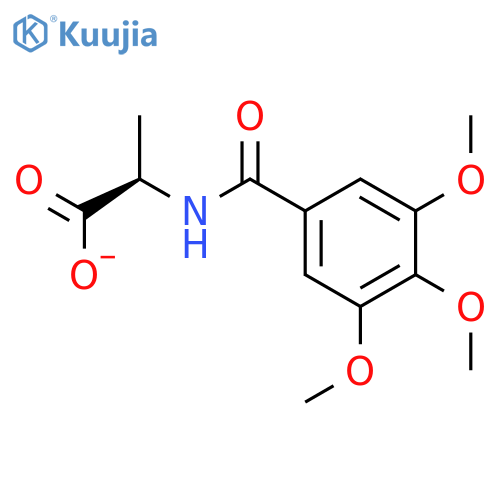 (2S)-2-(3,4,5-trimethoxyphenyl)formamidopropanoic acid structure