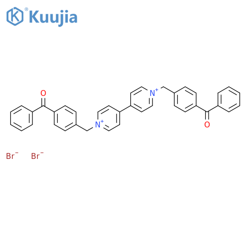 4,4'-Bipyridinium, 1,1'-bis[(4-benzoylphenyl)methyl]-, dibromide structure